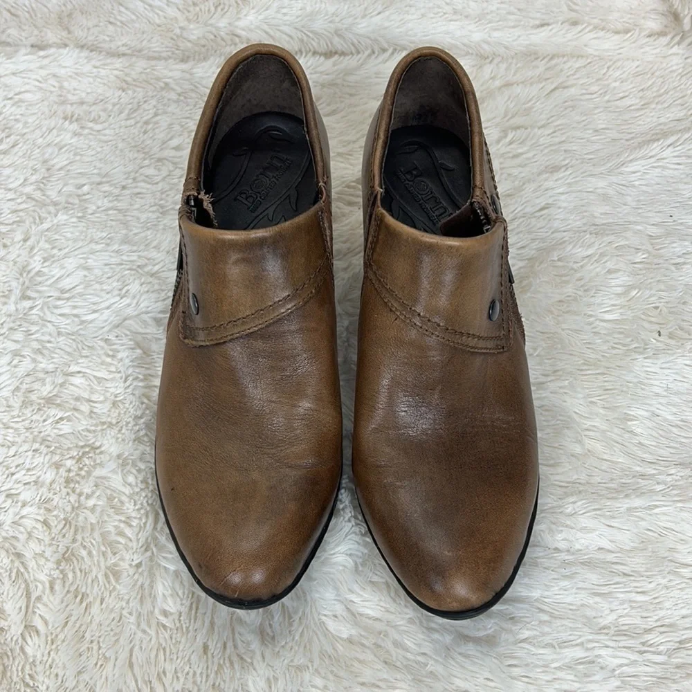 Born Tanya brown ankle boots-8.5